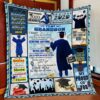 G4 To My Grandson Senior Quilt  Graduation Gift For Grandson Premium Quilt Blanket Size Throw